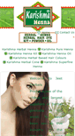 Mobile Screenshot of karishmaherbalhenna.com
